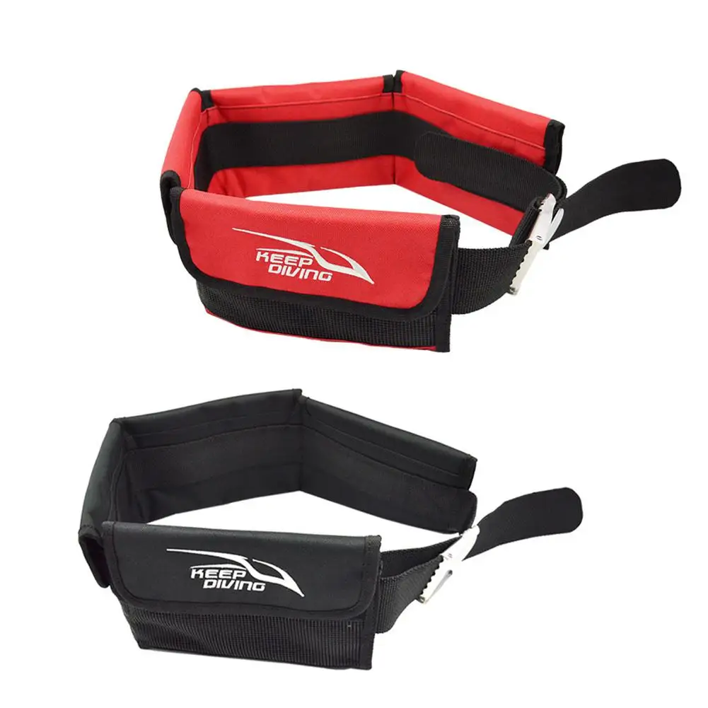 Регулируемый Карманный ремень для подводного плавания с пряжкой из нержавеющей