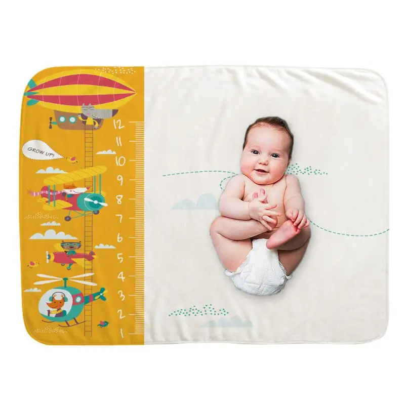 Детское одеяло для фотосъемки ежемесячный рекорд роста новорожденных реквизит