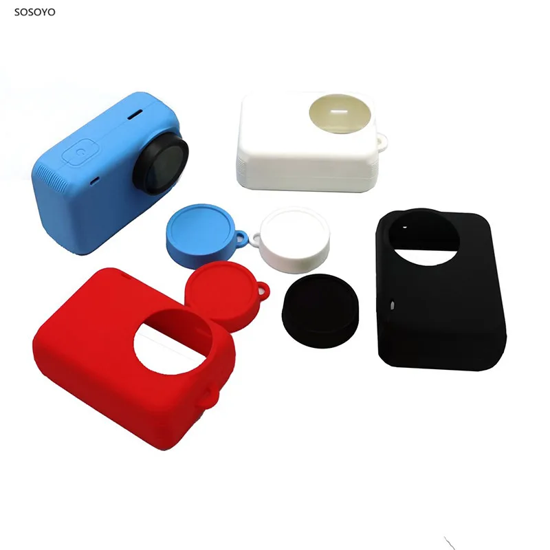 

Silicone Case Protective shell with lens Cap Cover For SJCAM SJ9 Max SJ9 Strike SJ9000X Sports Action Camera Accessories