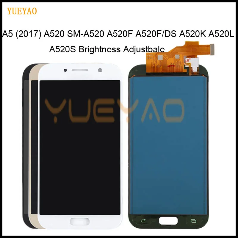 A520f lcd для samsung Galaxy A5 lcd A520 SM-A520F lcd дисплей дигитайзер сенсорный экран для samsung A5 дисплей A520 lcd