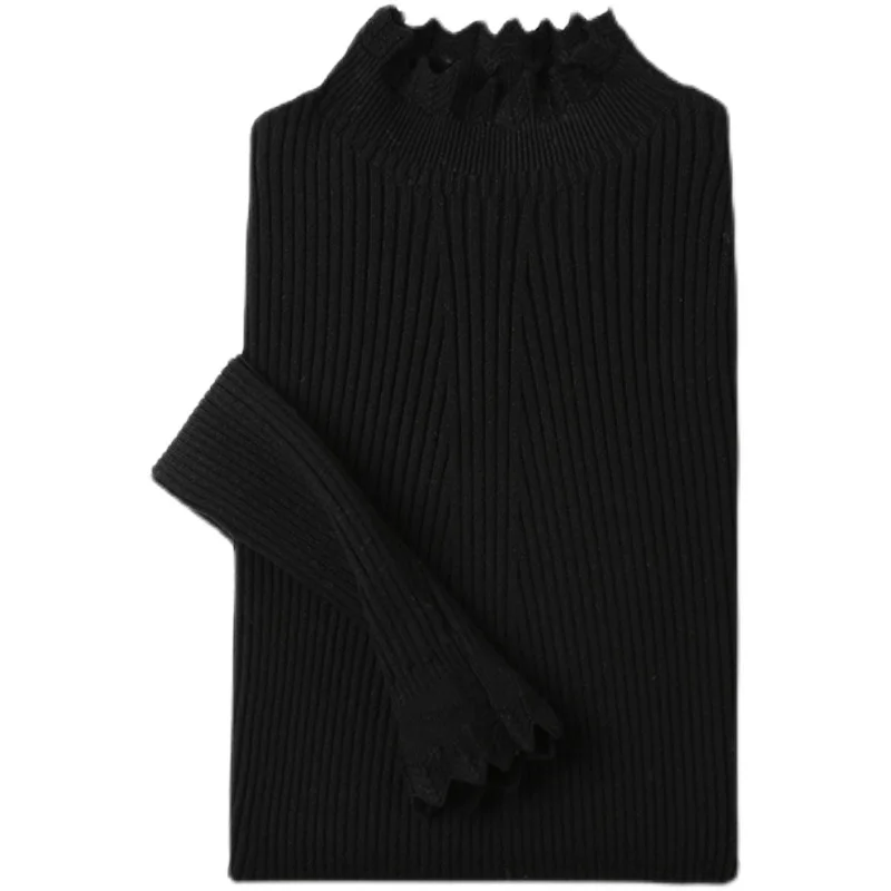 

925# 2021 Autumn Korean Fashion Thin Knitted Maternity Sweaters A Line Slim Shirts Clothes for Pregnant Women Hot Pregnancy Tops