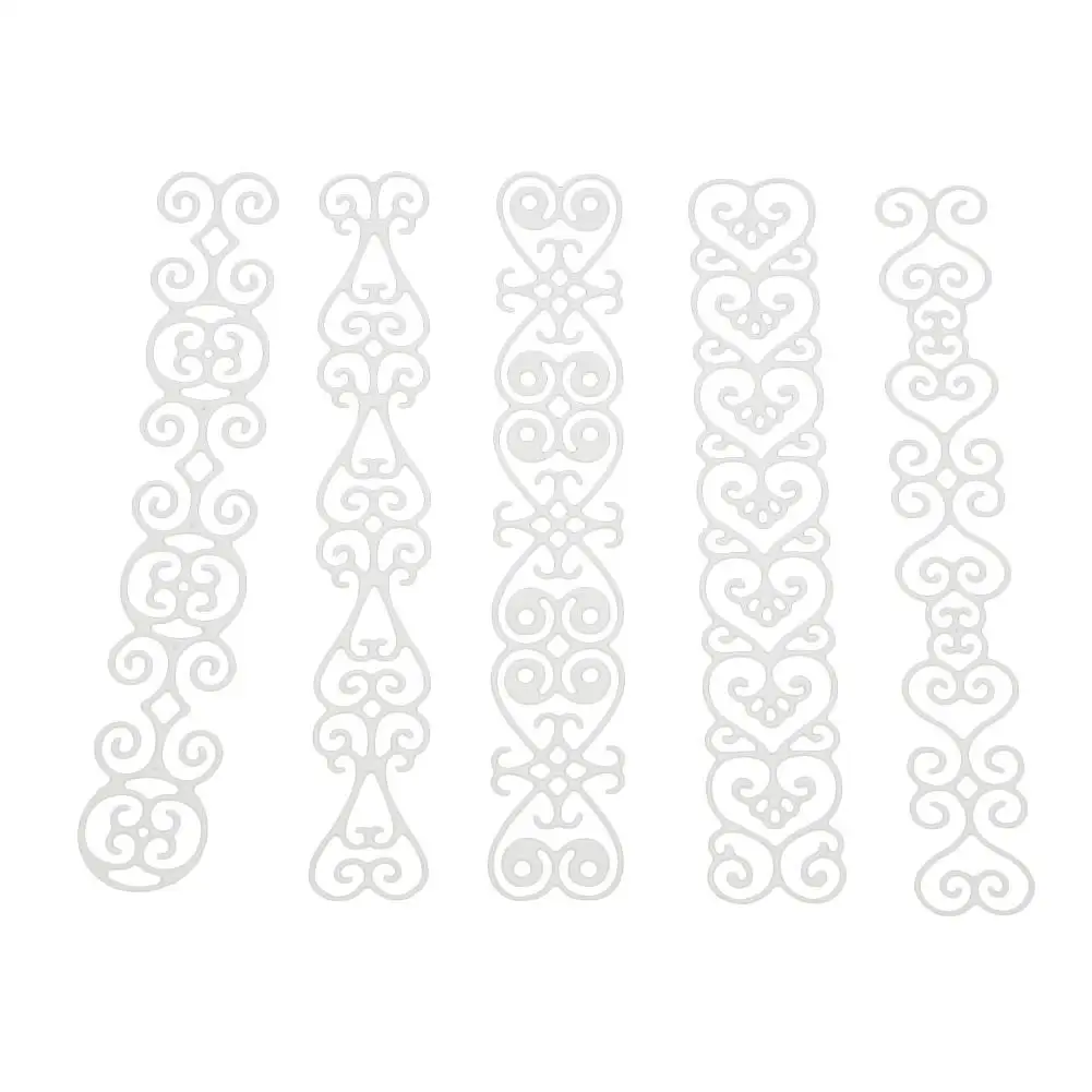 HiMISS четыре шнурка режущие штампы трафарет металлическая форма шаблон для DIY