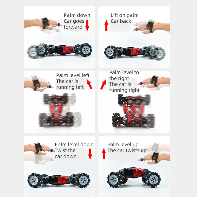 2 4G часы управление жестами Радиоуправляемый автомобиль внедорожник поворот
