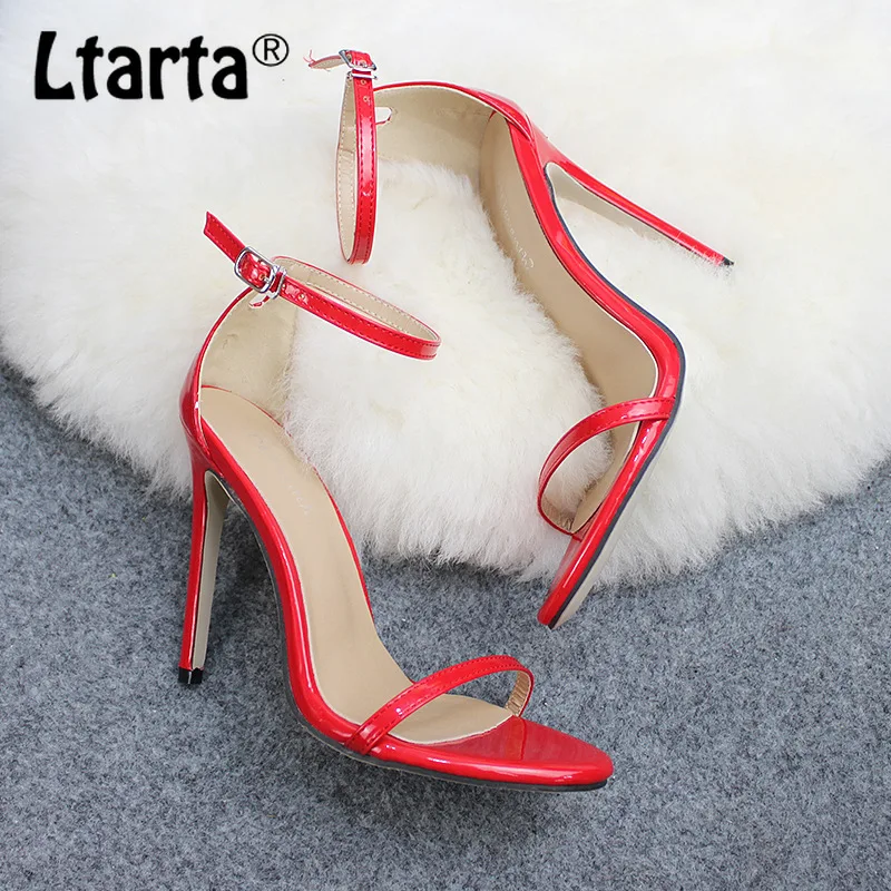 LTARTA/женские классические сандалии с открытым носком на высоком каблуке 11 см