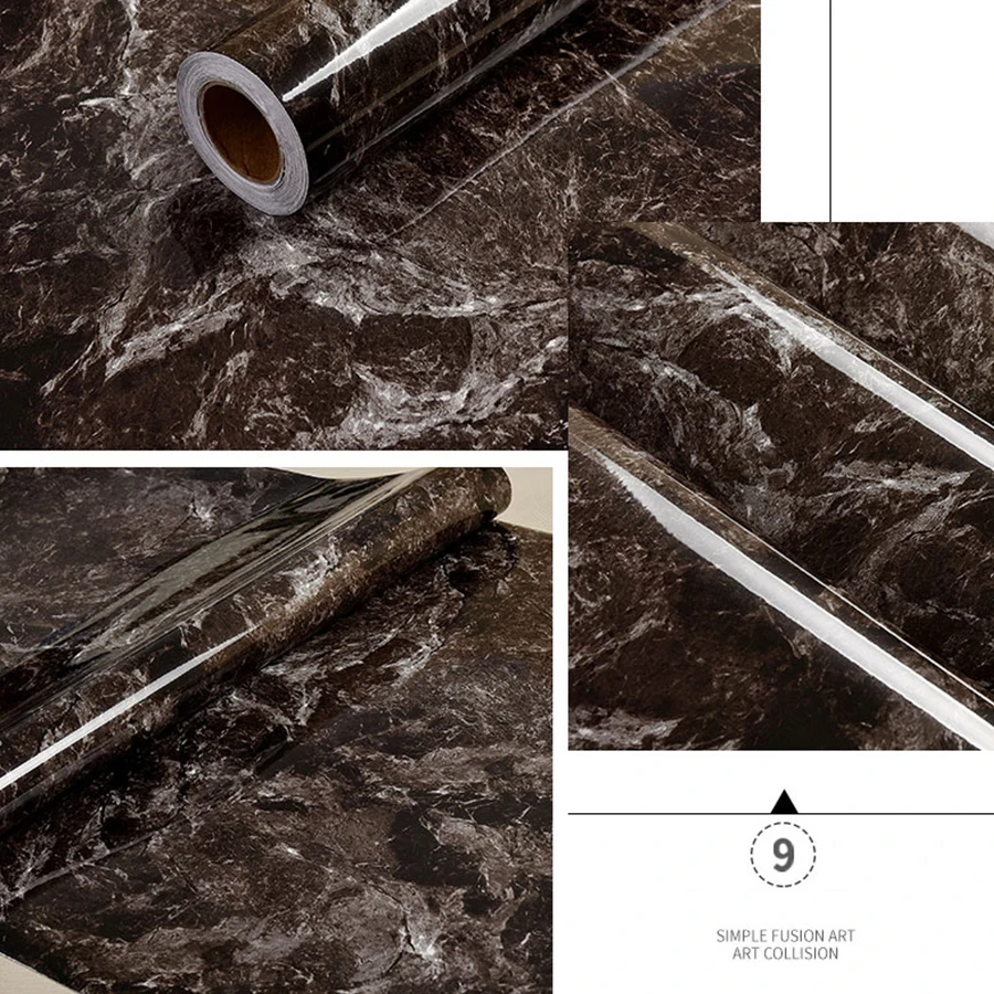 Современный Водонепроницаемый Виниловая Самоклеющаяся Пленка для стены Бумага