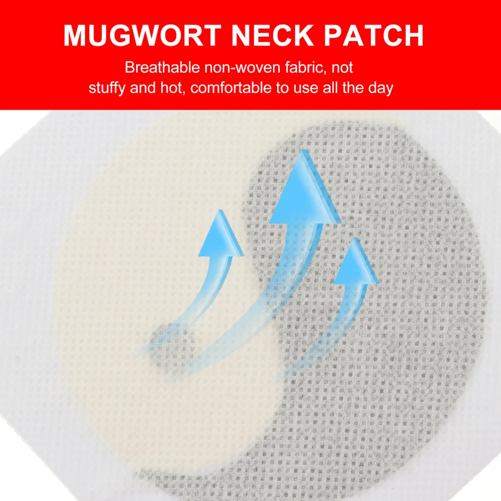 

1 Box of 10Pcs Shoulder Moxibustion Patches Body Care Stickers Wormwood Patches