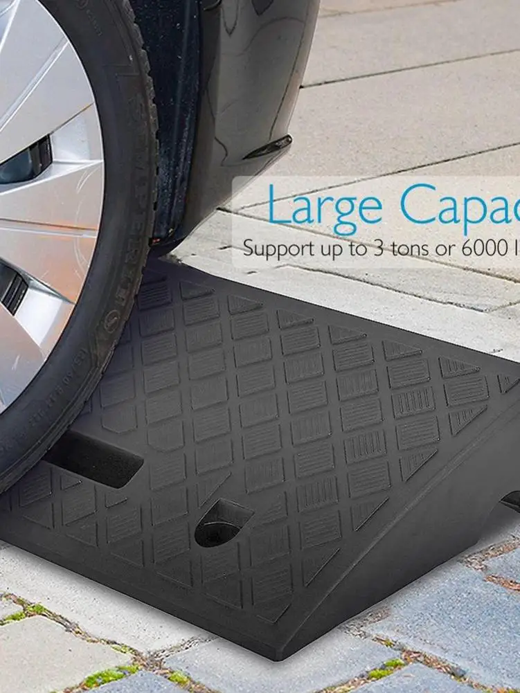 Портативный легкий пластиковый пандус-сверхмощный порог пандус комплект для