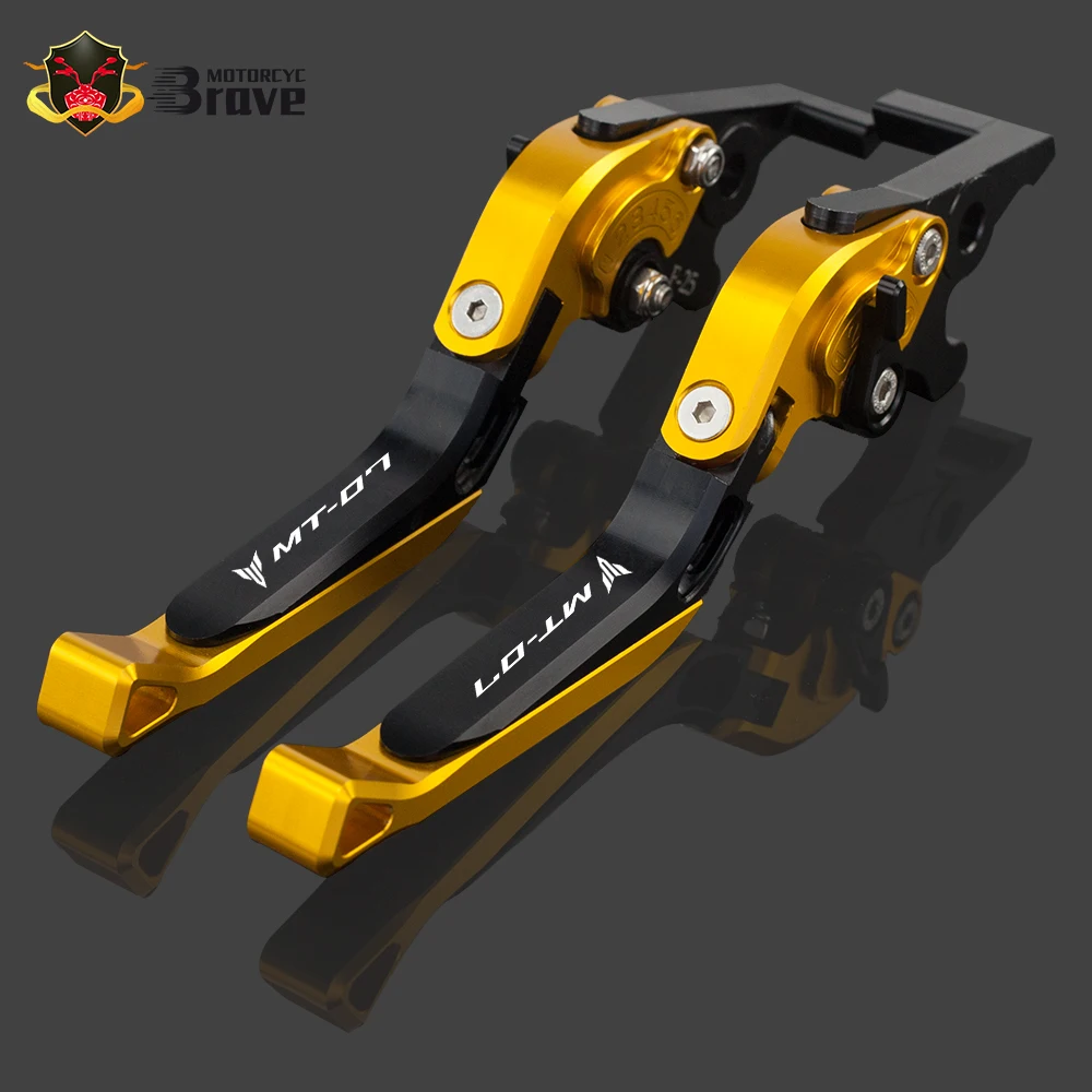 CNC мотоцикл Регулируемая Складная Выдвижная тормоза сцепления рычаги для YAMAHA MT07