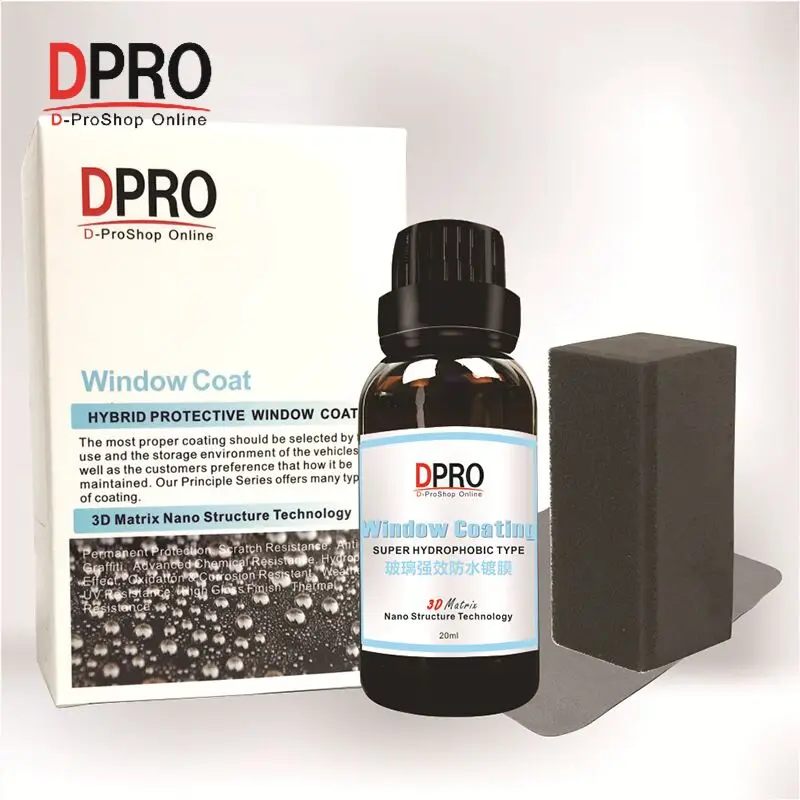 20 мл жидкое стеклянное покрытие для окон супер гидрофобное керамическое