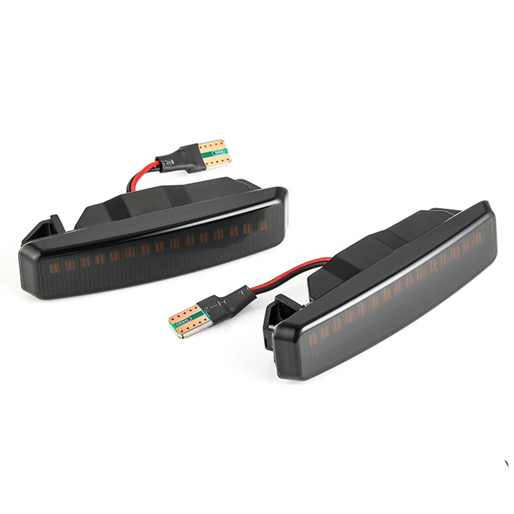2 шт. Динамический светодиодный указатель поворота боковой габаритный
