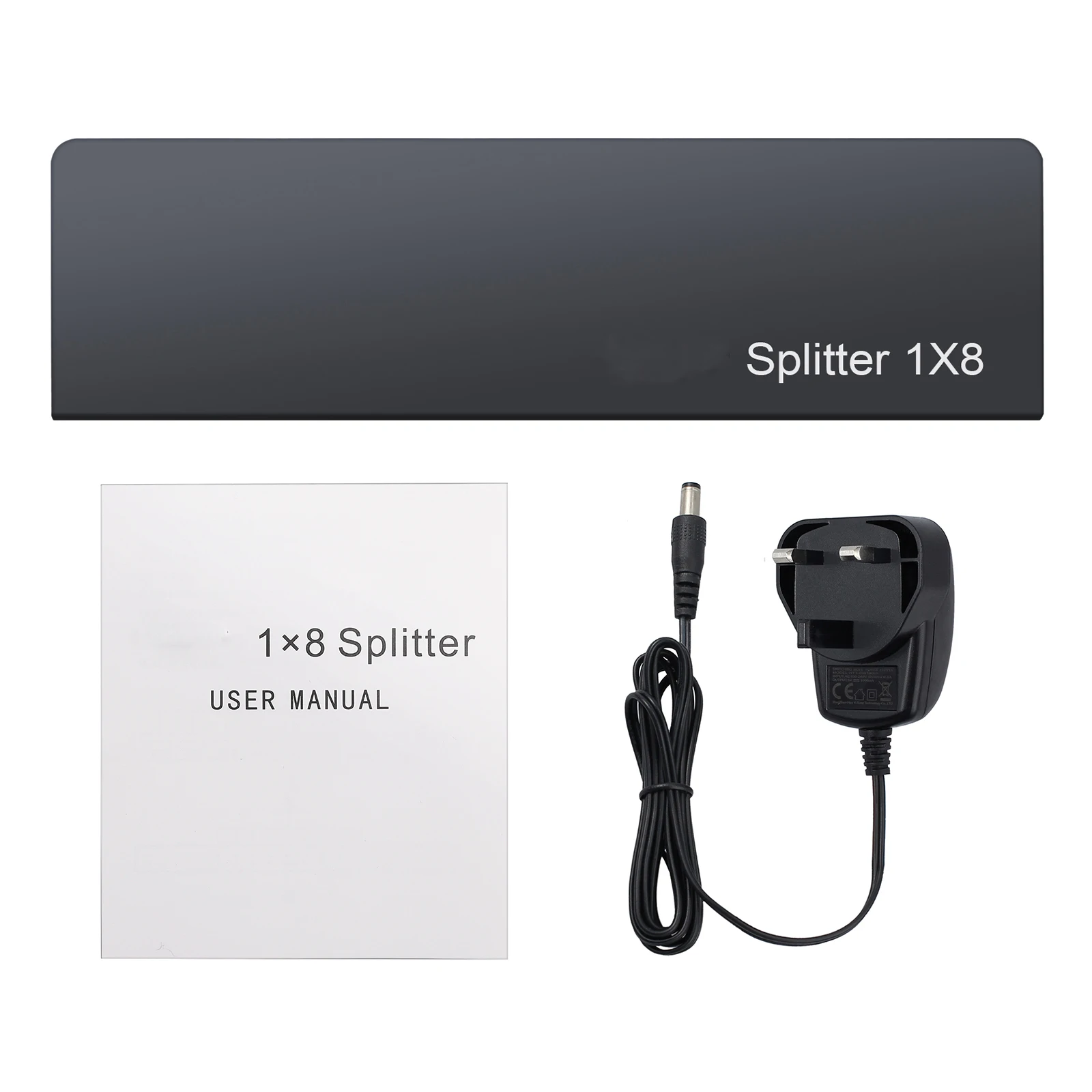 

eSYNiC 1x8 Ports Box 1 In 8 Out HDMI-compatible Splitter Supports Full Ultra HD 4K/2K@ 30Hz 1080p And 3D Resolutions With PC