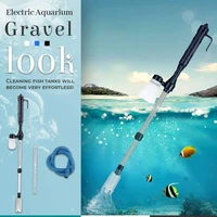 electric aquarium gravel cleaner fish tank water changer sand washer vacuum siphon operated gravel cleaner dropshipping