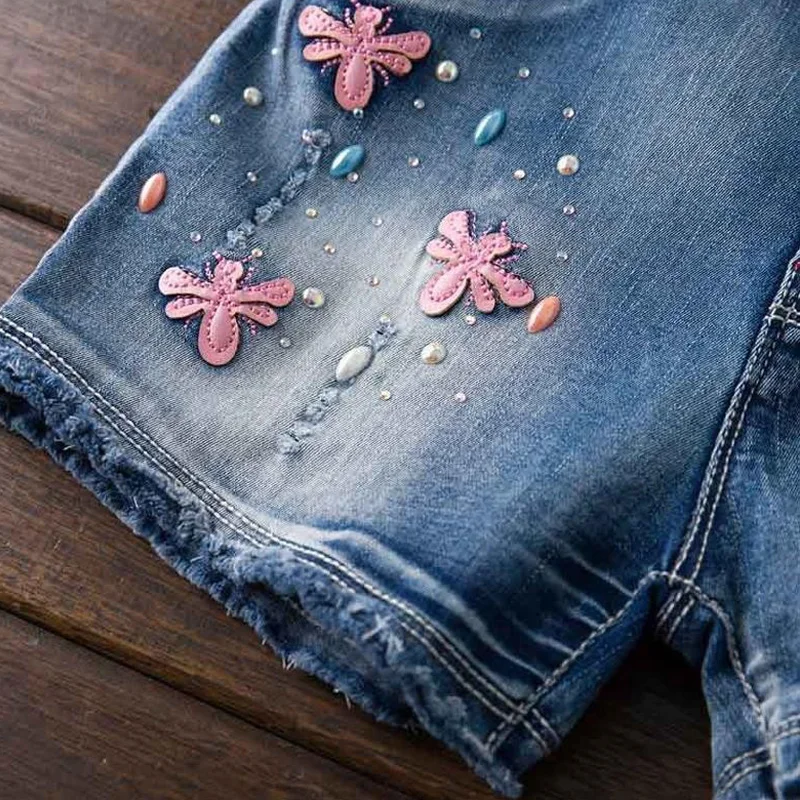 Весна-лето 2020 американский стиль комбинезон для девочек милые модные потертые