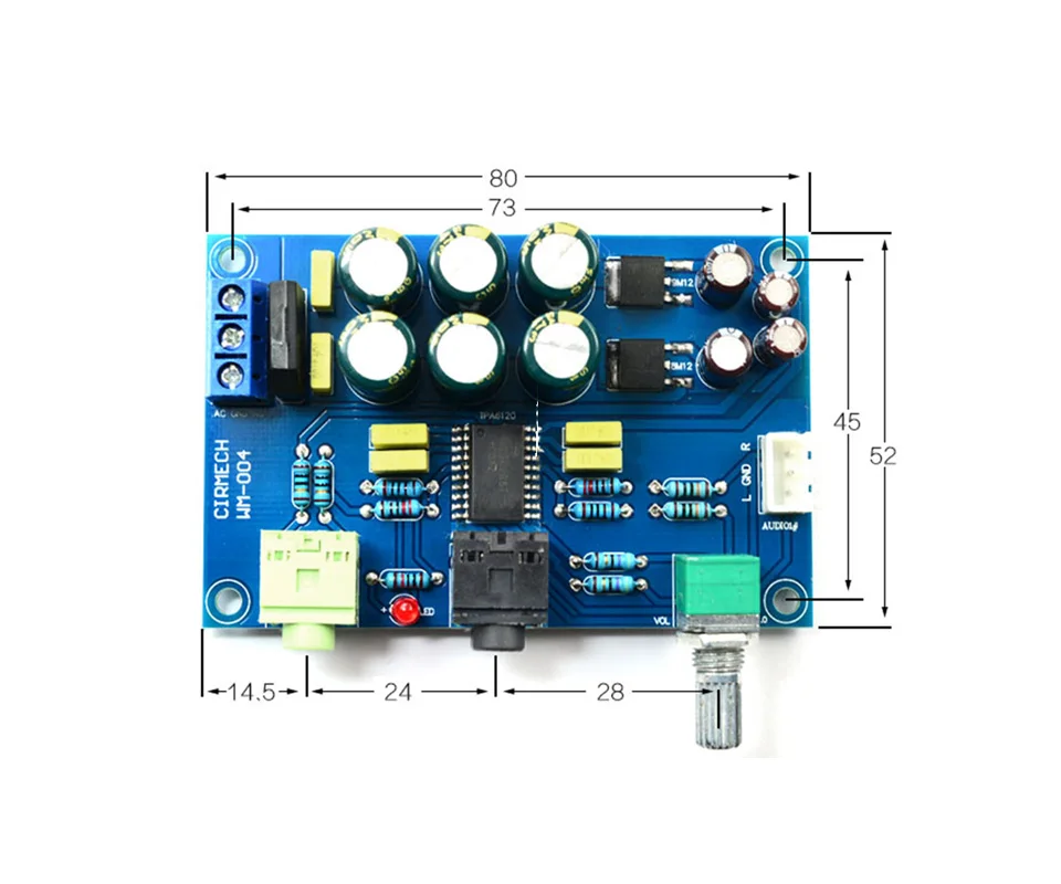 Плата усилителя для наушников TPA6120 HIFI TPA6120A2 усилитель с нулевым шумом сделай сам |
