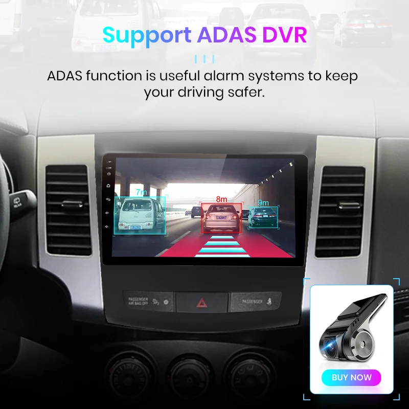 Junsun V1 4G + 64G 2din Android 10 автомобильное радио intelligente DVD Playe для Mitsubishi Outlander 3 xl 2005 2011