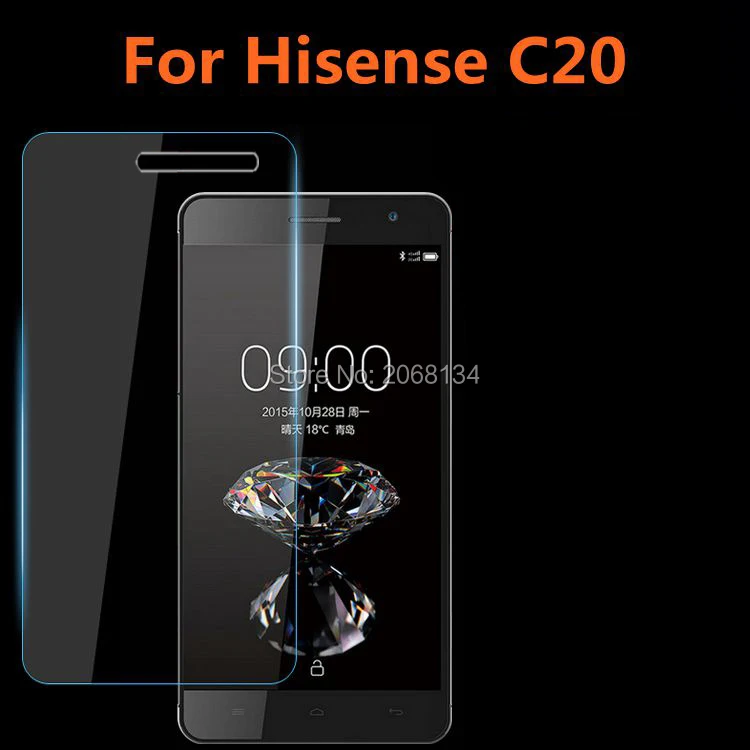 C20 полное клеевое закаленное стекло 9H защитная пленка Защита экрана для Hisense C20S