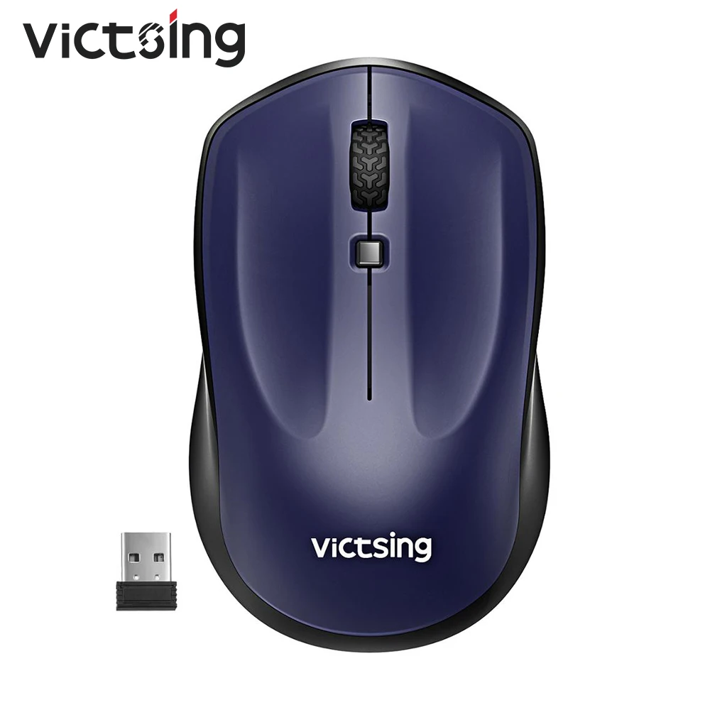 

Мышь Компьютерная VicTsing PC140, беспроводная, эргономичная, 1600 DPI, USB, для ноутбука