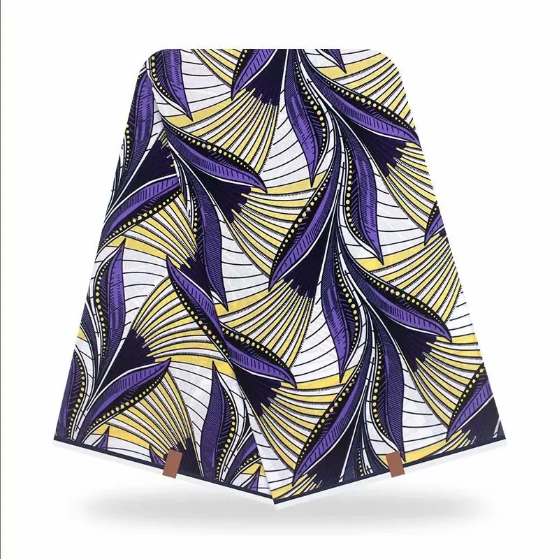 

2020 original real wax african print fabric for wedding dress tissue african batik fabric 100% cotton wax fabric F12-10