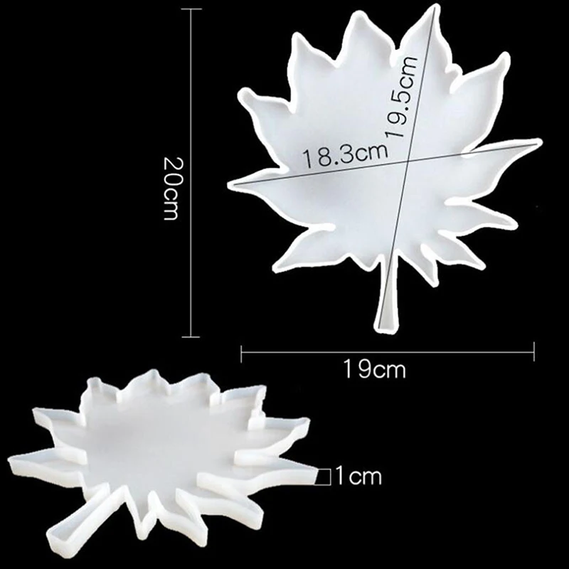 Узор в виде кленового листа силиконовой формы ладони для эпоксидной смолы литья