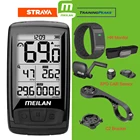 Велокомпьютер MEILAN M4, водонепроницаемый IPX5, 2,5 дюйма, беспроводной спидометр, датчик BLE4.0, для Strava Wahoo