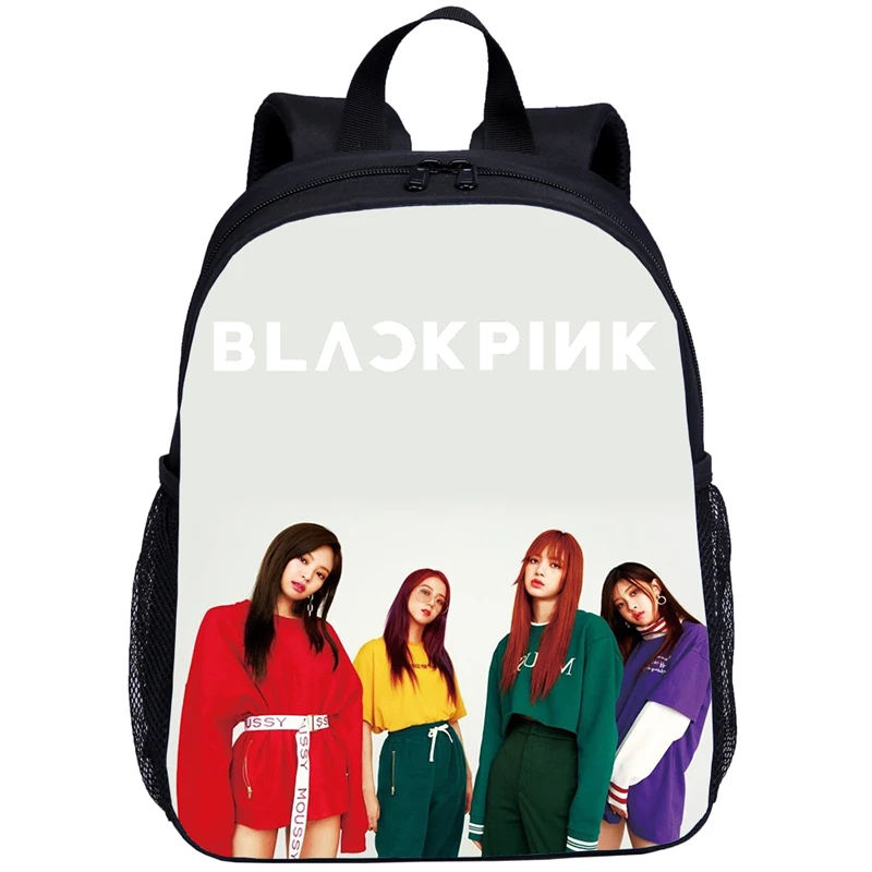 Детская сумка черные розовые лиза роза Jisoo Jennie детские школьные рюкзаки рюкзак