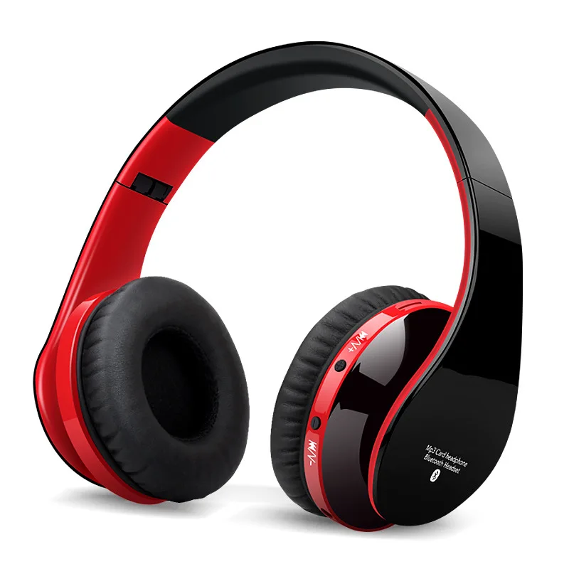 Новые портативные беспроводные наушники Bluetooth стерео Складная гарнитура аудио Mp3