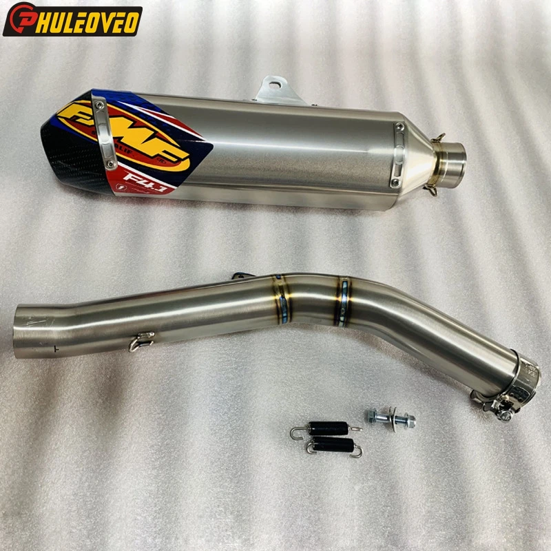 

Titanium Alloy for Yamaha WR450F 2016-2020 Motorcycle Exhaust Muffler Link Pipe Carbon Exhaust Escape Demper Mid Pipe for WR450