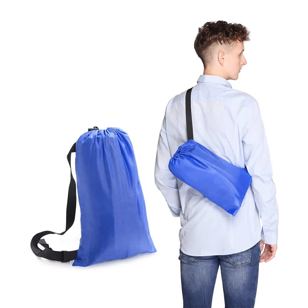 

Adult Beach Lounge Chair Inflatable Sofa Fast Folding Camping Sleeping Bag Waterproof Bag Lazy Camping Sleeping Bags Air Bed