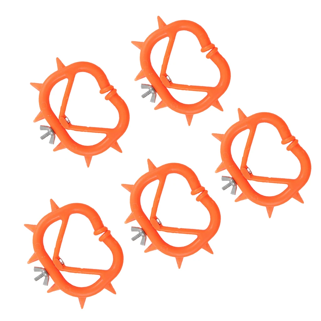 5 шт. прочный пластиковый держатель для икр | Дом и сад