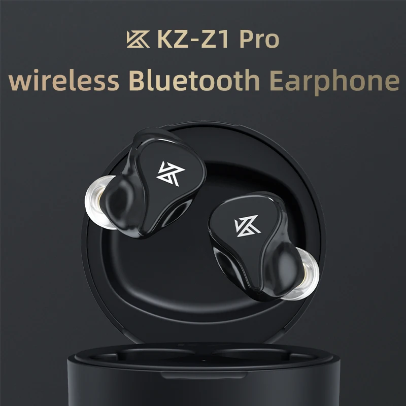 

KZ Z1 Pro TWS Bluetooth 5.2 Koptelefoon True Draadloze Game Oordopjes Touch Control Noise Cancelling HiFi Sport Headset