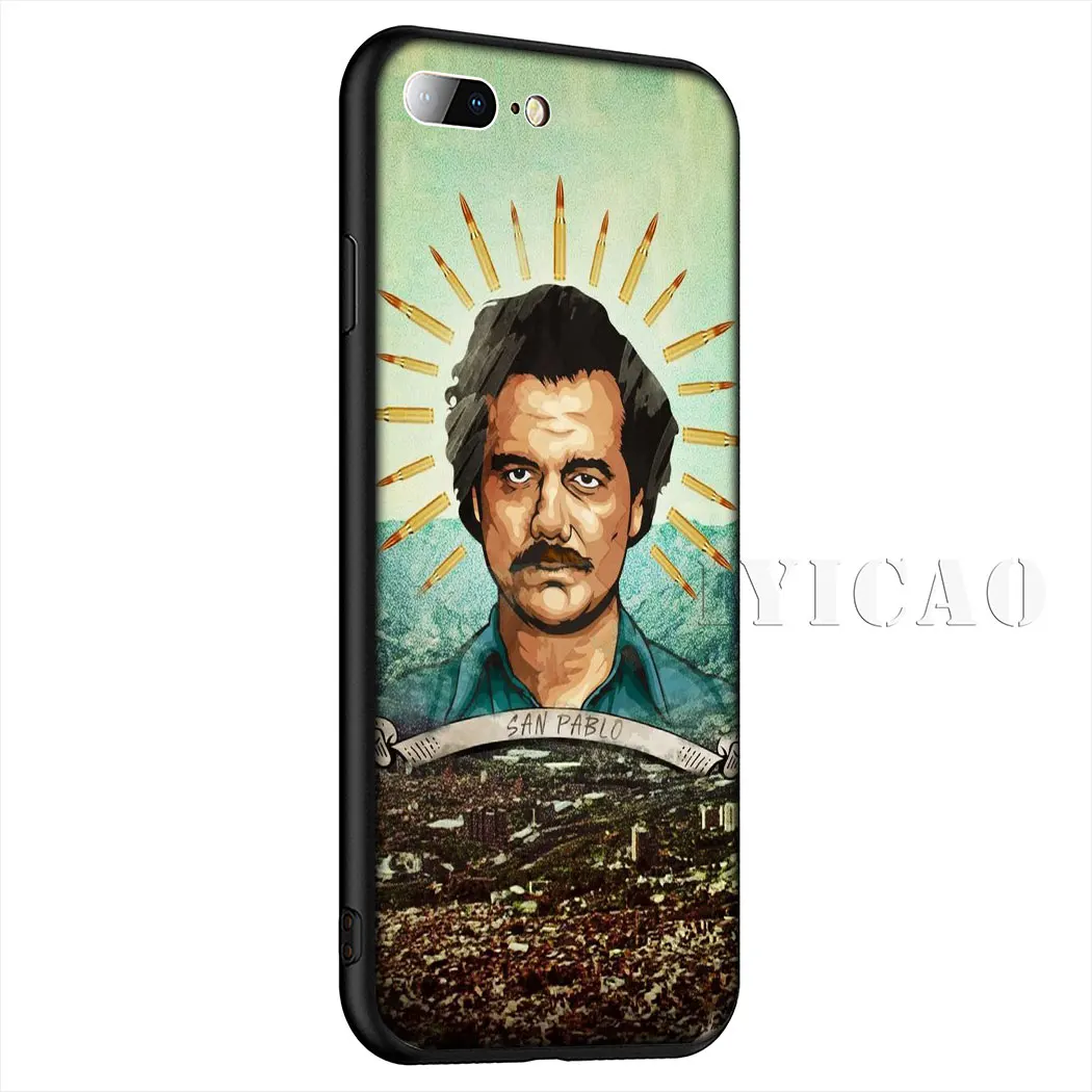 12 Мягкий чехол для телефона IYICAO Narcos tv Pablo escobar для iPhone XR X XS Max 6 6S 7 8 Plus 5 5S SE - Цвет: 12