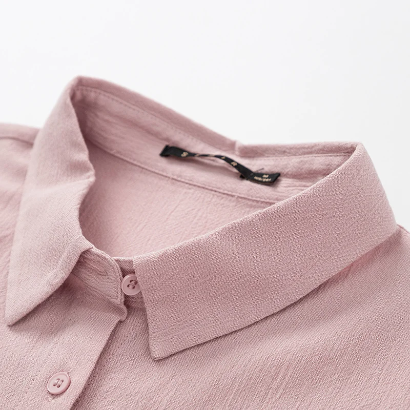 Блузка SEMIR женская с вышивкой Однотонная легкая и тонкая дышащая рубашка в стиле