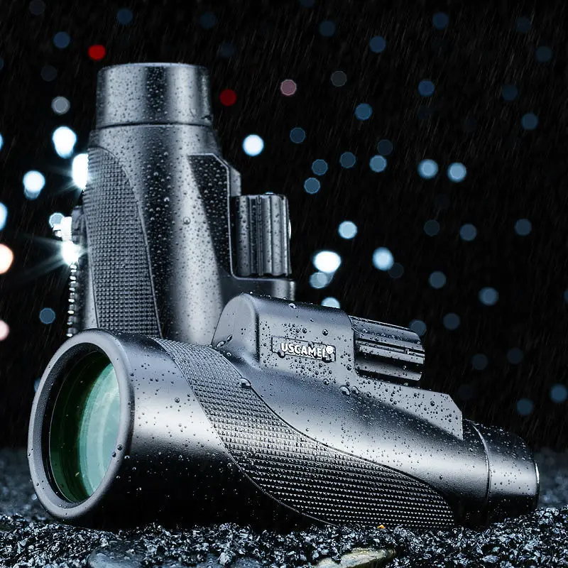 USCAMEL 8x42 10x42 HD охотничий Монокуляр оптика BAK4 камера ночного видения