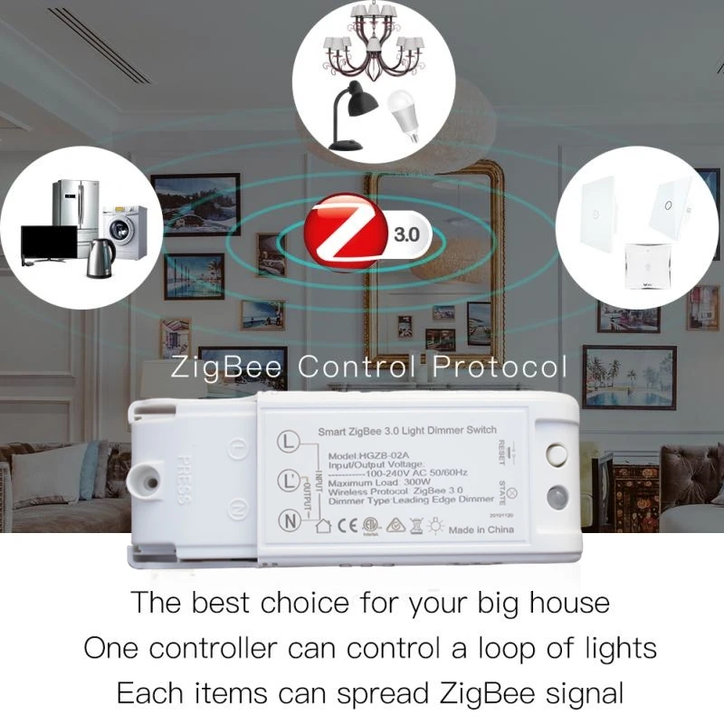 Zigbee умный светильник Диммер DIY Модуль домашней автоматизации Дистанционное