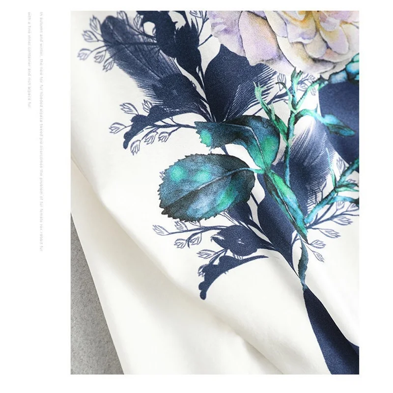 

2021 New Women Silk Satin Blouses new Batwing Sleeve Vintage Print Floral Blouse Ladies Casual Short Sleeve Tops