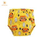 Тканевые подгузники для новорожденных, хлопковые тренировочные штаны, милые трусики, Детские водонепроницаемые подгузники для детей, многоразовые подгузники для малышей