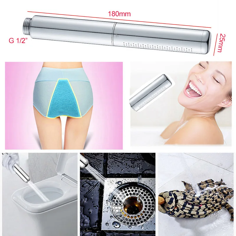 

Two-in-one All Copper Hand Rain Shower Sprayer Portable Household Shower Head Set Douche Doccia Washing Supercharged Spray Gun