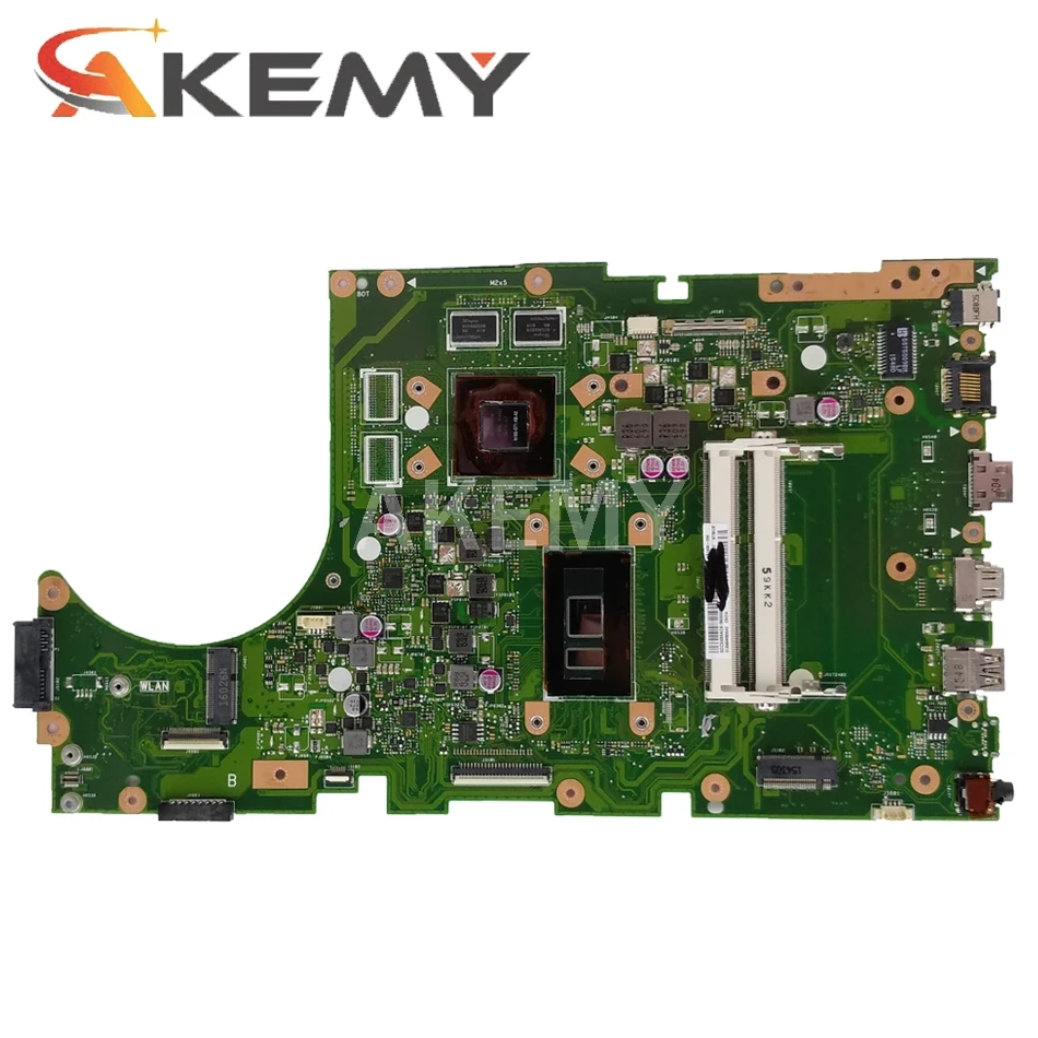 Материнская плата для ноутбука For Asus X756UW X756UJ X756UQ X756UR X756UV X756UX X756U I5-6200U GT920M/2GB DDR3 |