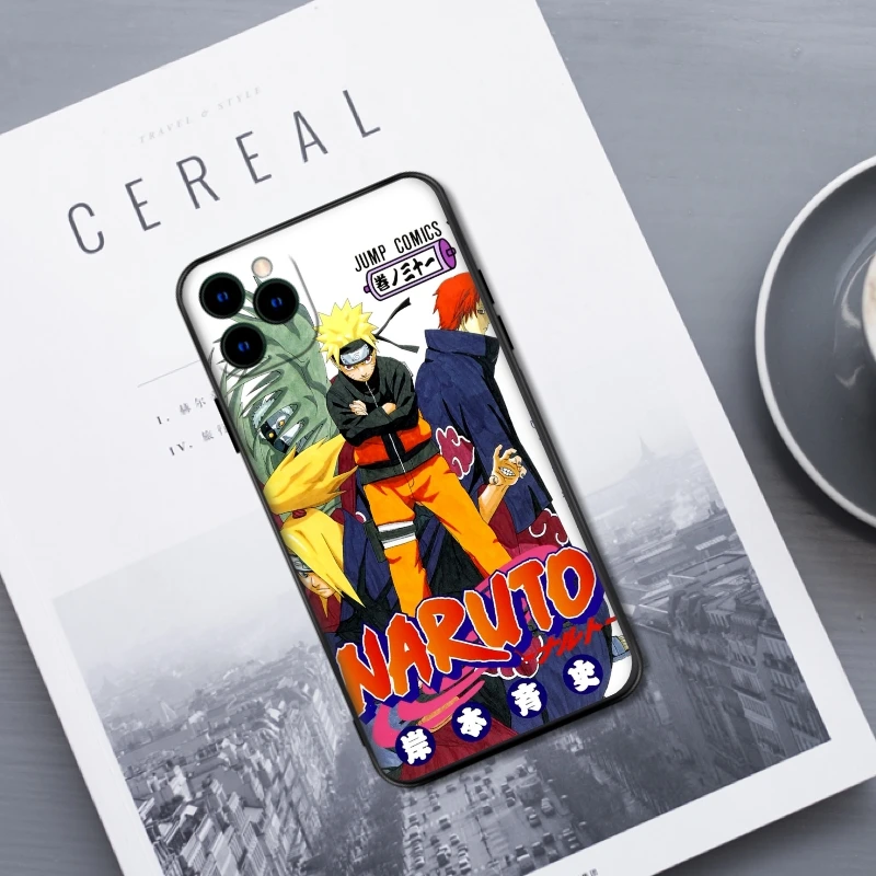 

Japan Anime Naruto soft Case For iPhone 11 12 Pro Max mini 7 8 6 6S Plus XR X XS MAX silicone phone fashion Cover fundas capa