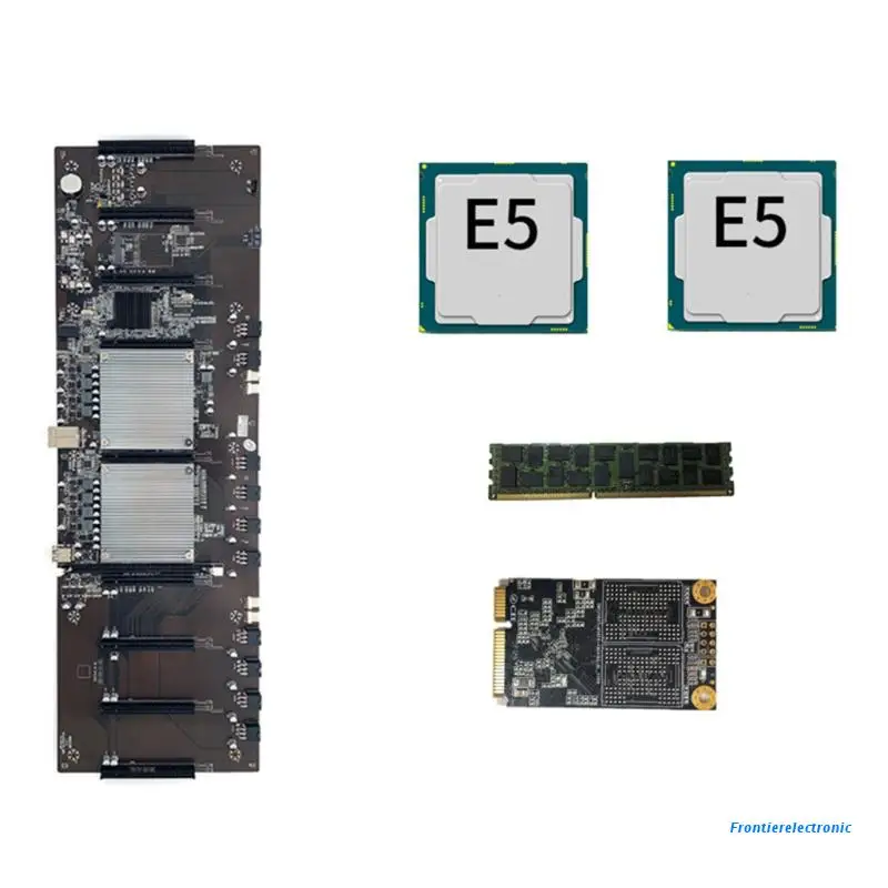 

Материнская плата для майнинга BTC X79 DDR3 PCIE 3,0 16X для майнинга криптовалюты 3060