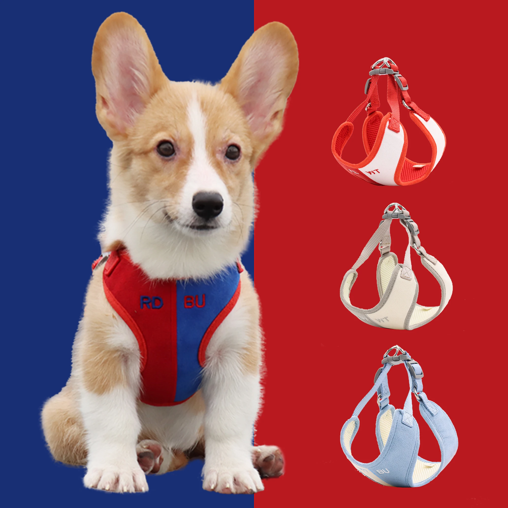 

2021 Dog Leather Harness Leash Set Soft Adjustable Puppy Cat Breathable Harness Vest Outdoor Walking Lead For Small Dogs