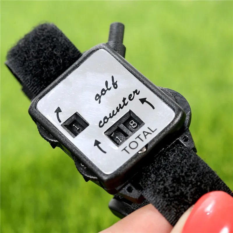 New Mini Black Golf Training Aids Wristband Club Stroke Score Keeper Count Watch Putt Shot Counter Sports Accessories | Спорт и