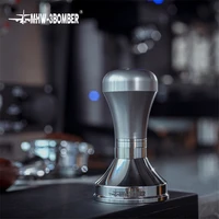 58 35mm coffee tamper flat base stainless steel powder hammer espresso tamper coffee accessories for barista tools