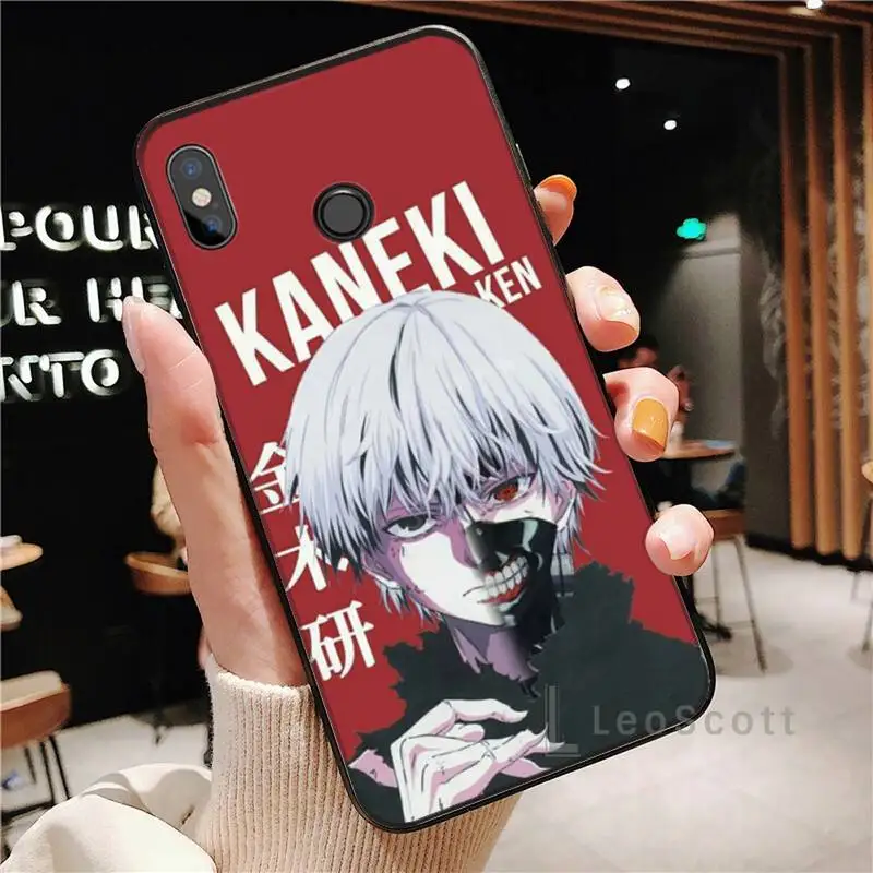 

Anime Tokyo Ghouls terror horror Phone Case For Xiaomi Redmi note 4 4X 8T 9 9s 10 K20 K30 cc9 9t pro lite max