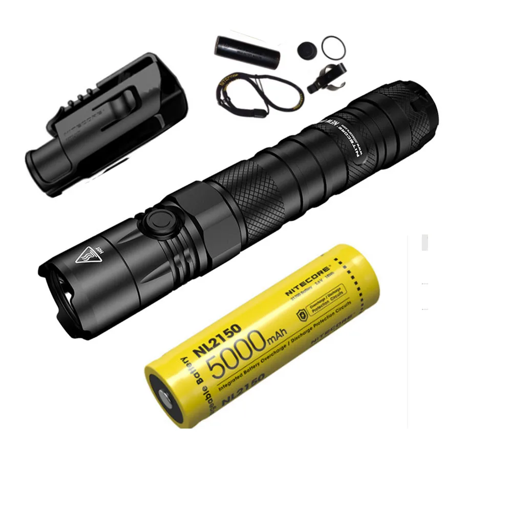 Новинка ручная тактическая вспышка NITECORE P12 штатив HD V6 макс. 1200 люмен броский луч 238