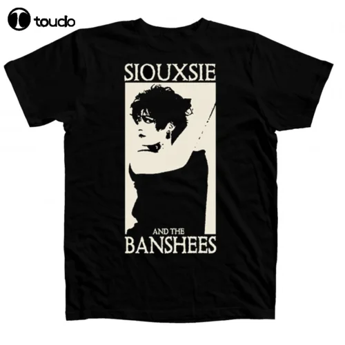 

Vintage Siouxsie Sioux And The Banshees Short Sleeve Black Men T-shirt K292