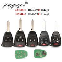315433mhz id46 remote car key entry transmitter for dodge ram jeep commander compass grand cherokee liberty wrangler chrysler