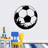 art football wall stickers soccer vinyl decals for kids rooms wallpaper home decor muursticker voetbal cx223