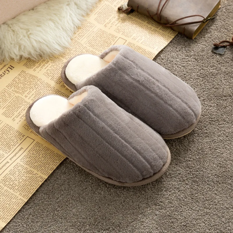 

Bow Home Women Winter Shoes Fluffy Slipper Warm Plush Indoor Cotton Couples Indoor Outdoor BedroomNew Arrival