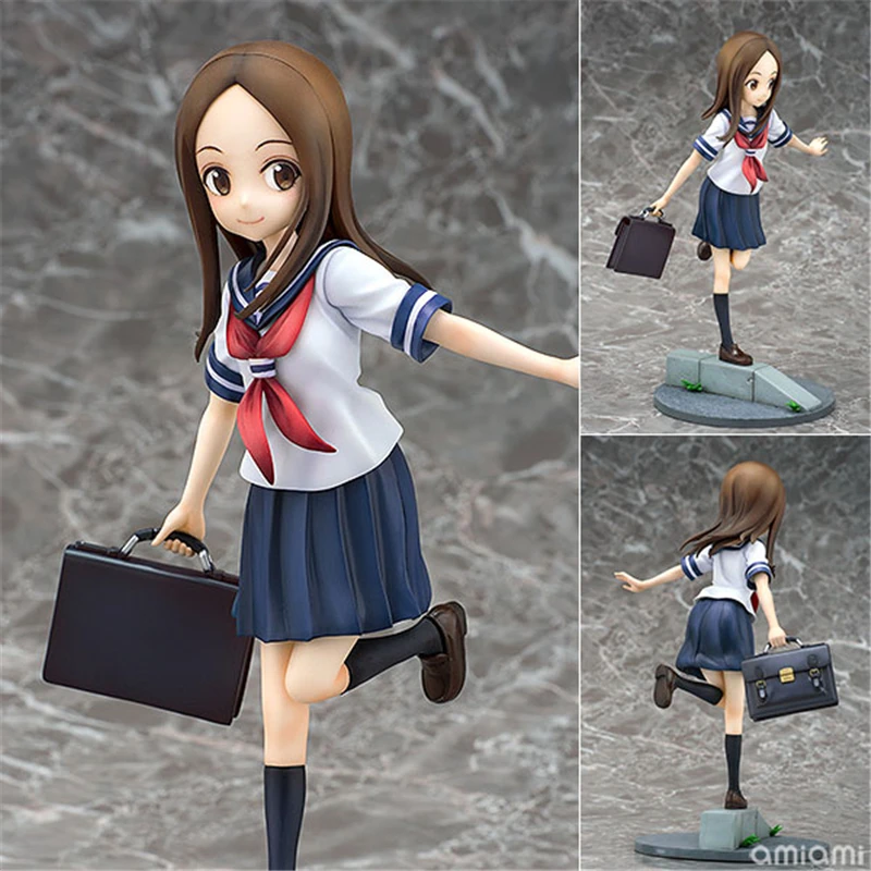 

Kawaii Anime Karakai Jouzu no Takagi-san 2 Takagi-san -Road Home- 1/7 Complete PVC Action Figure Collection Model Kids Toys Doll